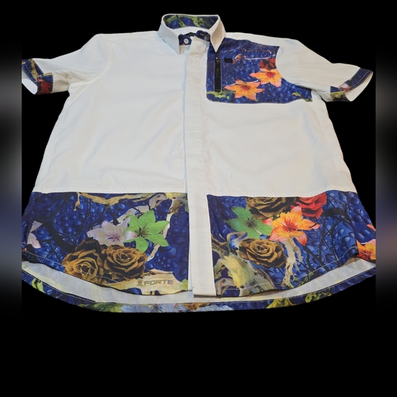 FORTE MENS CASUAL  BUTTON-DOWN SHIRT M - Picture 5 of 8
